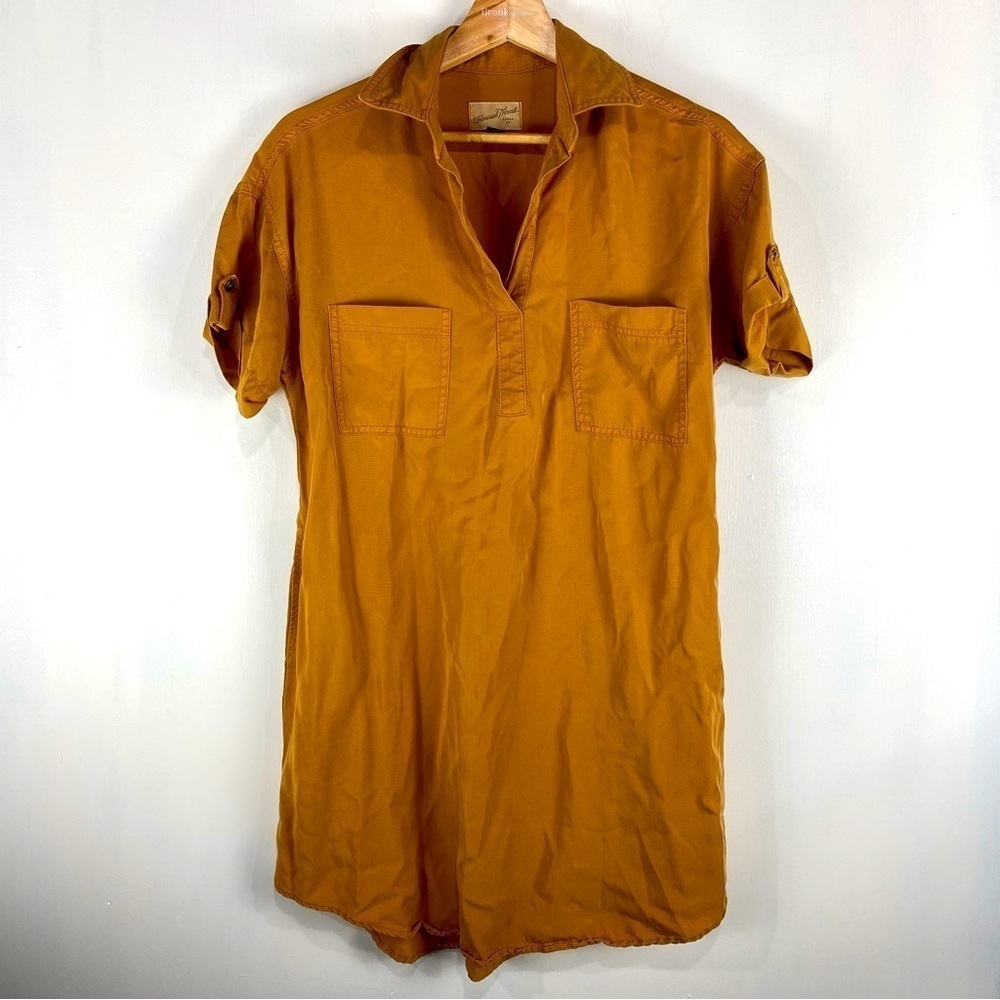 Universal Thread V-Neck Pullover Longline Tunic Top Mini Shirt Dress Size XS
